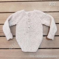 ❈✻ jfmkfmdm Newborn fotografia adereços mohair bodysuit macacão acessórios de vestuário