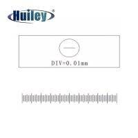 0.01มิลลิเมตรเวที Micrometer กระจกสไลด์เล็งวัดการสอบเทียบไม้บรรทัด DIV = 0.01มิลลิเมตรสำหรับกล้องจุลทรรศน์ชีวภาพรวม1มิลลิเมตร