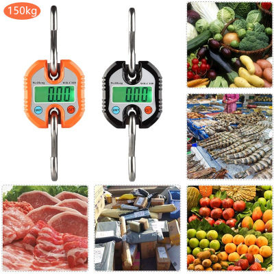 150kg 50g 300kg Crane Scale Heavy Duty Electronic Digital Stainless Steel Hook Hanging LCD Backlight Loop Weight Balance Scales