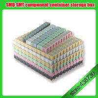 100ชิ้น SMD SMT ส่วนประกอบภาชนะกล่องเก็บอิเล็กทรอนิกส์กรณีชุด25X31.5X21.5Mm ราคาโรงงาน Interlockable กล่องแพทช์