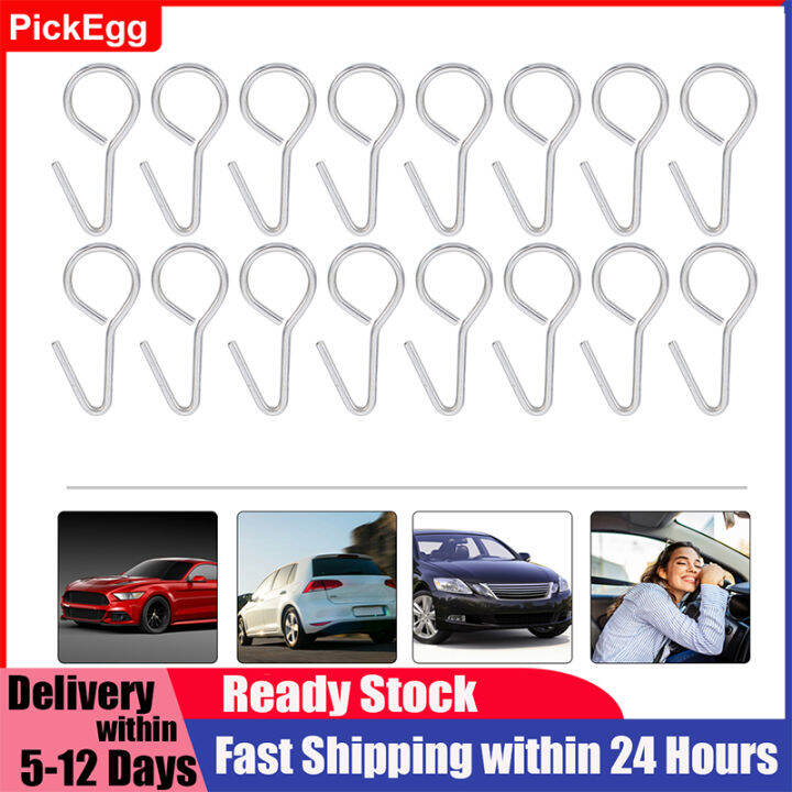 PickEgg 100pcs Multifunctional Car Seat Cover Fixing Hook S Shaped