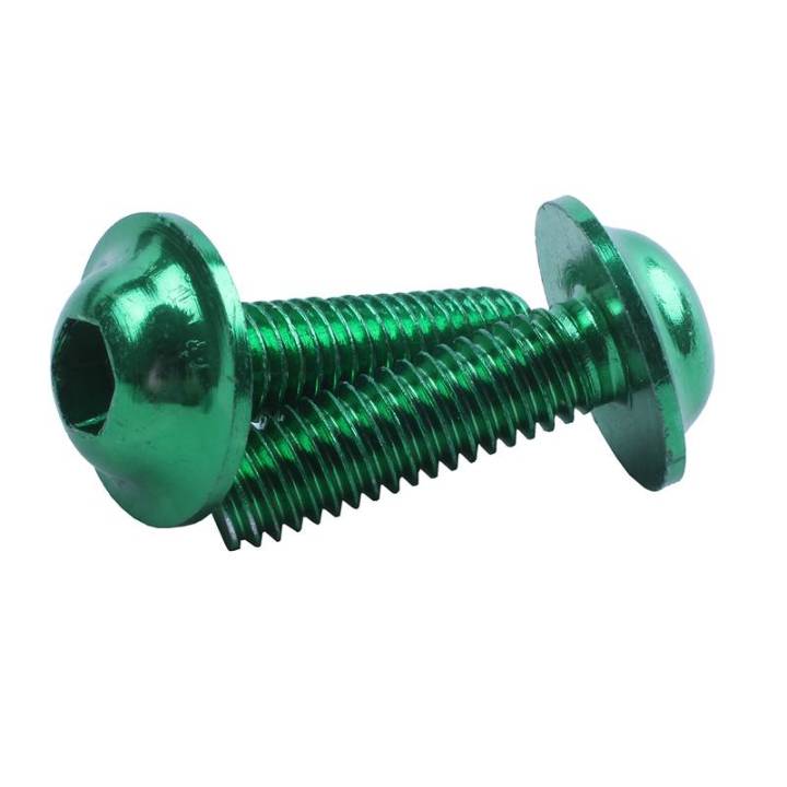 20-pcs-green-aluminum-alloy-motorcycle-hexagonal-bolts-screws-m6