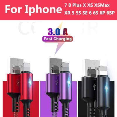 0.25m 1.2m USB Charger Cable Data Cord For Apple iPhone 7 8 Plus 6 5 S 6S 10 11 Pro X XR XS Max iPad Fast Charge i Phone Wire Docks hargers Docks Char