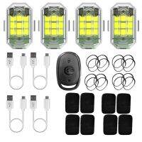 7 Colors Anti-collision Warning Lamp Flash Light Waterproof Wireless Remote Control LED Strobe Light for Motorcycle Car Bike Power Points  Switches Sa