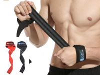 ✓♦♀ 2Pcs Weight Lifting Training Wrap Padded Gym Straps Hand Bar Wrist Support Gloves Strength Training Fitness Belt Gym Home