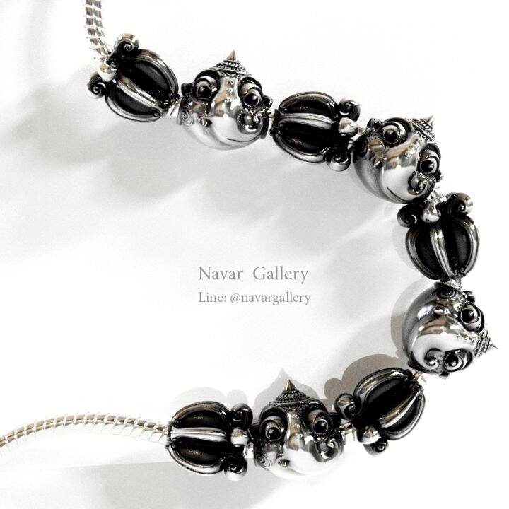 ์navar-gallery-ชาร์มดอกรัก-เนื้อเงินแท้-92-5-crown-flower-charms-silver-92-5-ราคาต่อ-1-ชิ้น