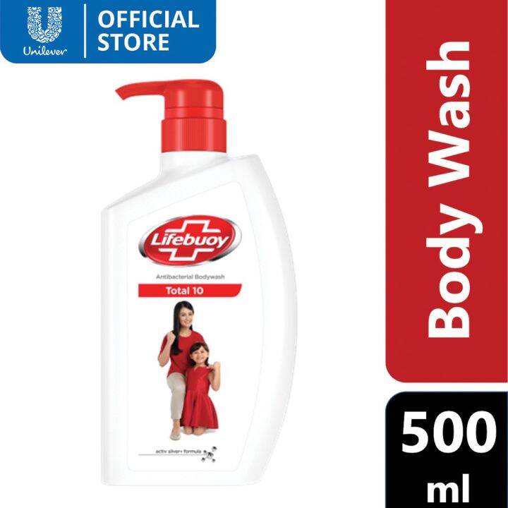 Lifebuoy Antibacterial Body Wash Total 10 500ml Lazada PH