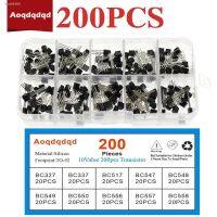 ✿✐℡ 200pcs 10 Values PNP NPN Transistor kit Assort Set BC327 BC337 BC517 BC547 BC548 BC549 BC550 BC556 BC557 BC558 Mix Diode Pack