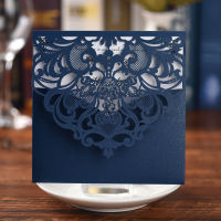 10pcs Cut Wedding Invitations Card Cute Elegant Lace Flower Business Greeting Card Birthday Wedding Party Favor Decoration