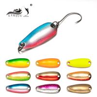 LTHTUG Spinners Copper Spoon Bait Peche 2.8g 28mm Metal Hard Bait Pesca Trout Spoon Lure Fishing Wobbler Perch Chub SalmonLures Baits