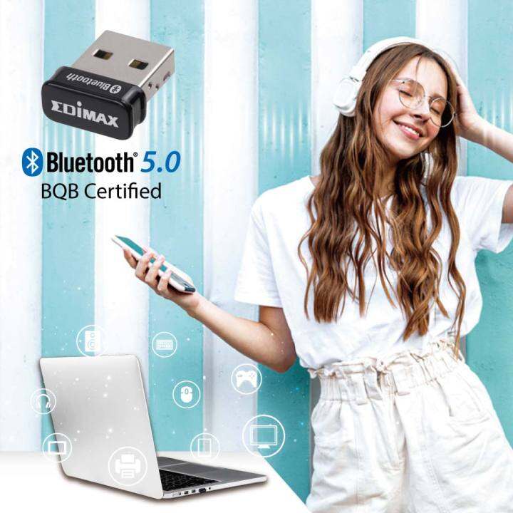 EDIMAX BT8500 Bluetooth 5.0 Nano USB Adapter ประกัน (Lifetime Forever