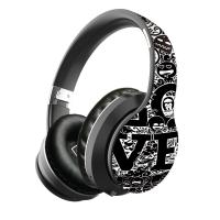 Wireless Headphones Bluetooth Graffiti Headphones With Microphone PC Mobile Phone Stereo HIFI Sound for TF Card FM Radio