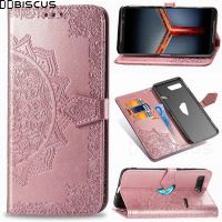 เคส ZS660KL สำหรับ Asus ROG Phone II เคสฝาพับหนังหรูสำหรับ Asus ROG Phone 2 Phone2กระเป๋าสตางค์ย้อนยุคปลอกซิลิโคน Funda