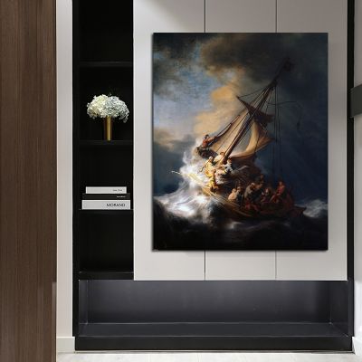 Canvas Oil Painting Ship Wall Art Prints Picture For Living Room Modern Home Decor Posters and Prints No Frame