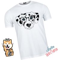 เสื้อยืดลายหมาดัลเมเชี่ยน  Dalmatian dog T-shirt