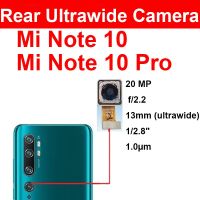 ด้านหน้า &amp; กล้องหลังสำหรับ Xiaomi Mi Note 10 Pro Mi Note 10 Lite กล้องหลักเล็กสำหรับอะไหล่สายเคเบิลยืดหยุ่น