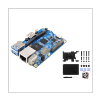 For Orange Pi 3 LTS+Case Allwinner H6 Quad-Core 2GB+8GB EMMC Flash Open Source Development Board Run Ubuntu Debian OS