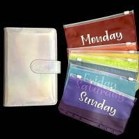 Bag Stationery Holder Loose-Leaf Binder Cash Bill Organizer A6 Binder Pockets A6 File Folders Document Filing Bag