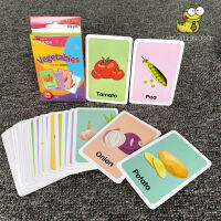 (In Stock) พร้อมส่ง แฟลชการ์ด รวม คำศัพท์เกี่ยวกับผัก จำนวน 36 ใบ Vegetables Flashcards  by GreatEnglishBooks ขนาด 7.6x11.7 cm กระดาษแข็งภาพสี