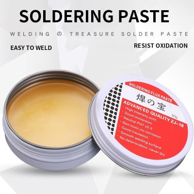 hk▩◑  Solder Based Flux 50g Tin Paste Gel Welding Electrical Rosin Tools Weld Grease