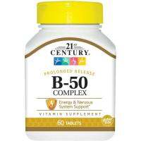 21st Century, B-50 Complex, Prolonged Release, 60 Tablets