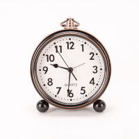 CY HOME นาฬิกา นาฬิกาปลุกตั้งโต๊ะ นาฬิกาปลุกควอตย์ย้อนยุค นาฬิกาสไตส์วินเทจย้อนยุคคลาสสิค ขนาด 5 นิ้ว