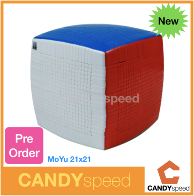 *Pre-Order* MoYu 21x21 Stickerless | รูบิค แถวเยอะ ใหญ่ที่สุดในโลก Cube 21x21 Rubik