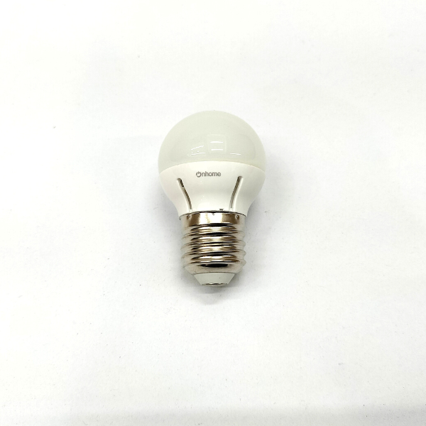 หลอดปิงปอง-หลอดไฟ-led-4w-onhome-ขั้ว-e27-หลอดประหยัดไฟ-led-mini-bulb-แบบขุ่น-หลอดไฟเกลียว