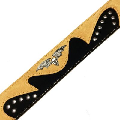 ‘【；】 Guitar Strap Skull Pattern Shoulder Strap Adjustable Acoustic Guitar Electric Guitar Strap