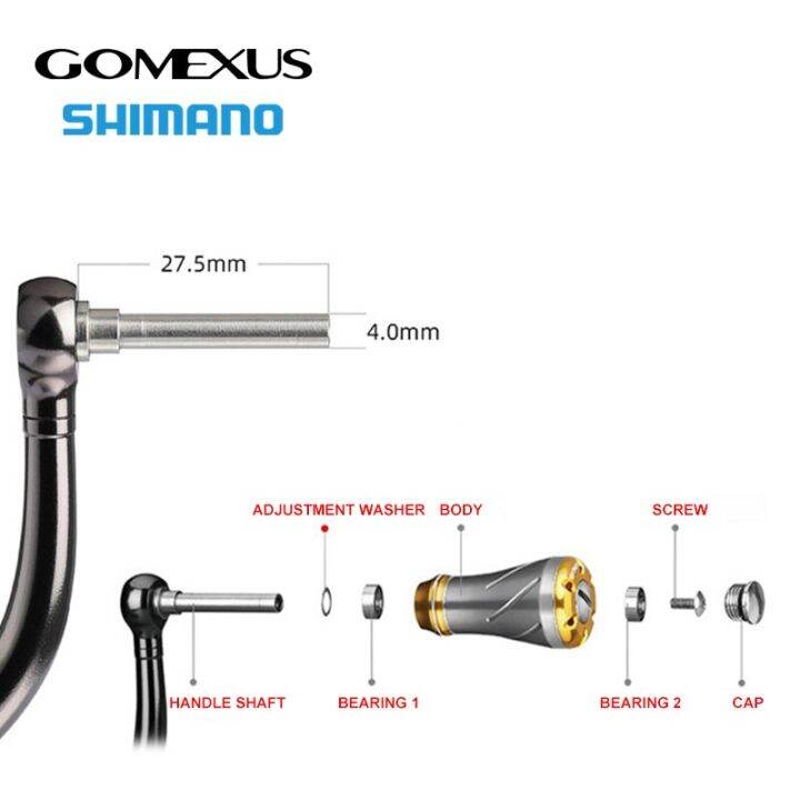 ใหม่-gomexus-รอกสปินนิ่งรอกตกปลาตัวหมุนปรับแรงโลหะดัดแปลงเหมาะสำหรับอุปกรณ์เสริม-shimano-daiwa-ryobi-a20bk-tn-20มม-yxl3824รอกม้วนตกปลา