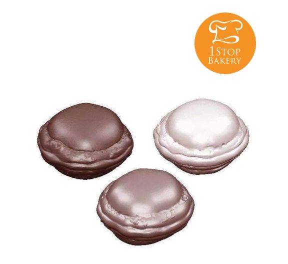 poly-pc1591-macaron-chocolate-mold-nr-38-พิมพ์ช็อกโกแลตมาการูน
