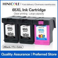 3x6 HINICOLE 5ตลับหมึก Remanufactured untuk 65XL HP HP Deskjet 2620 2621 2622 2623 2624 2625 2628 2630 2632 2633