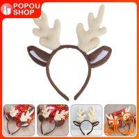 POPOUSHOP Christmas Antler Band Hair Hair Hair Decor Hair Hair Ornament Party จัดหา