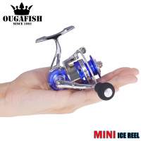 ZZOOI Full Metal Mini Winter Ice Fishing Reel Small Spinning Reels Carp Raft Fishing Wheel for Fish Accessories Saltwater Gear Tackle