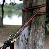 400KG 280cm Climbing Sling Rope Protector Elastic Polyester Bearing Strap Reinforce Rope Belt Arborist Mountaineering Equipment