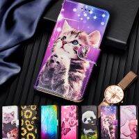 เคสฝาพับลายการ์ตูนสำหรับ TCL 20 XE 205 20B 20E 20L บวก A30 20Y 20S 20L A3X พิมพ์ลายแมวเคสโทรศัพท์ฝาครอบขาตั้งกระเป๋าเงินหนัง