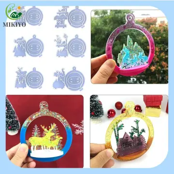 Christmas Series Silicone Mold Tree Bell Socks Snowflake Chocolate Molds  Cake Decorating Tools Candy Resin Mould