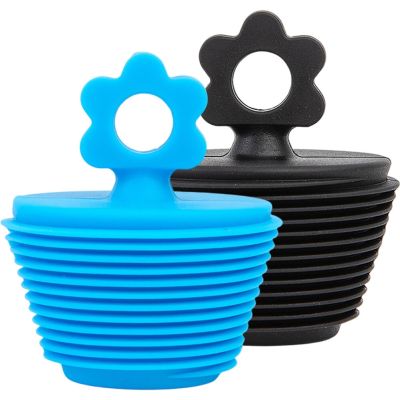 【cw】hotx 2 Pcs Bathtub Plug Washbasin Stopper Silicone Drain Cover Stoppers