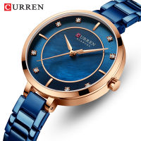 CURREN Women Watches Waterproof Blue Womens Watch Analog Date Wrist Watch for Women Fashion Quartz Woman Watch 2019 Reloj Mujer