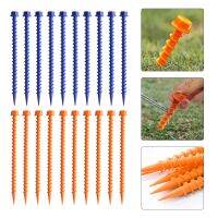 【hot】๑●✓  10pcs 26cm Outdoor Camping Tent Nails Plastic Threaded Mountaineering Tents Floor Accessory