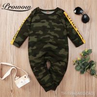 ✎✲ Prowwow-Macacões de camuflagem do bebê recém-nascido macacão infantil roupas patchwork para crianças criança meninos 0 a 3 meses