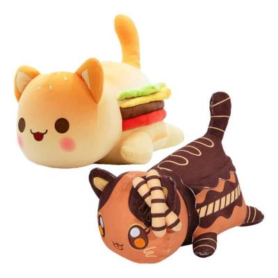 Plush Doll Cat Toy Cat Shape Design Sofa Pillow Decoration Comfortable Cartoon Cat Plush Doll Toys Gift for Kids and Girlfriend reasonable