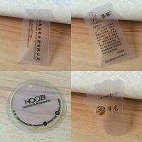 New fashion customized transparent PVC cardboards  high grade clear PVC clothes tags  hot black golding stamping tags Labels