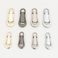 ๑ 5PCS 3 5 Metal Zipper Sliders Head Puller Tab Zipper Repair Kits DIY Sewing Garment Bags Accessories Supplies