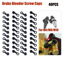 ○  20/30/40pcs Brake Caliper Bleeder Screw Cap Grease Zerk Fitting Cap Rubber Dust Cover For Car Motorcycles M6/M8/M10 Screw