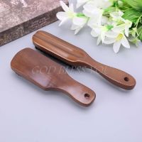 ；‘【；- Men Boar Bristle Mustache Brush Wood Handle Comb  Beard Cleaning Styling Brush Gift 2 Sizes Drop Shipping