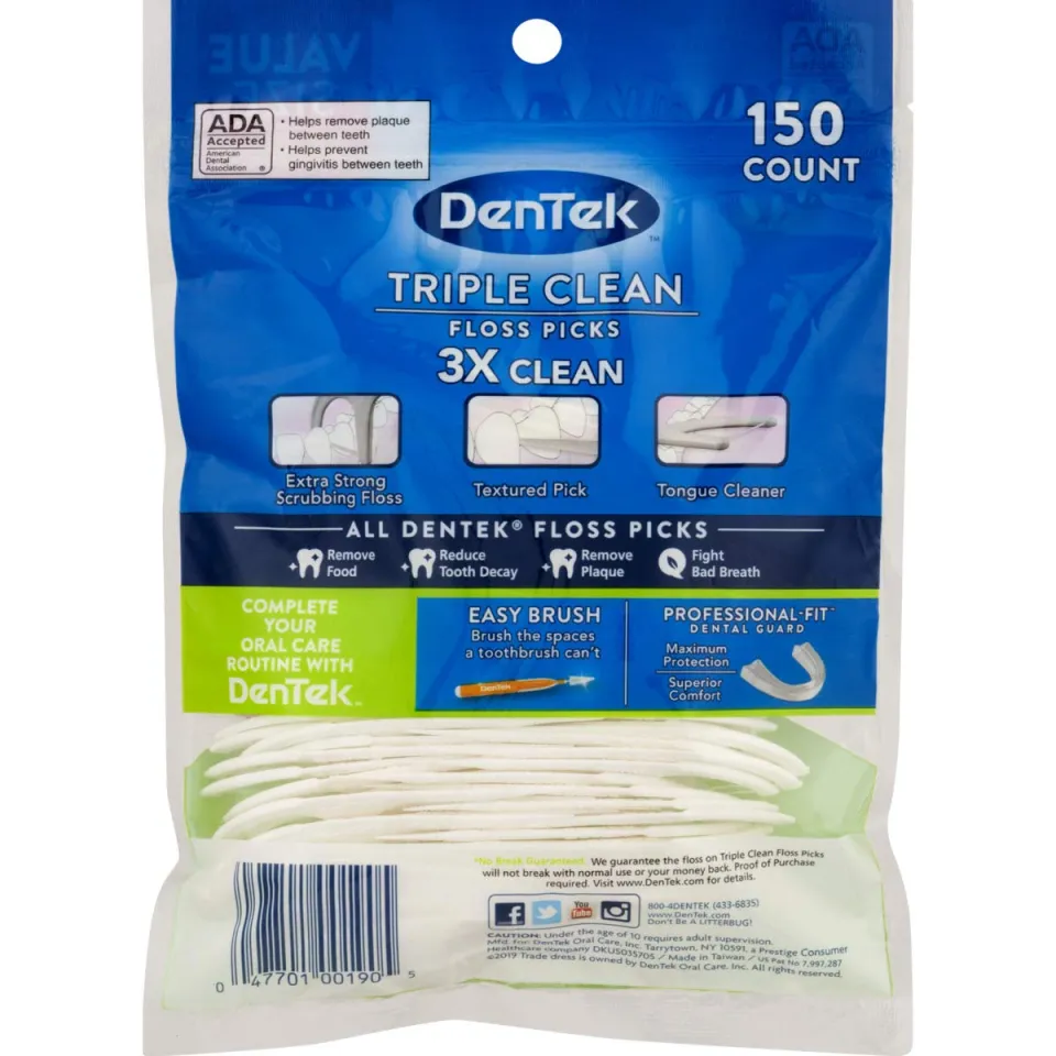 Dentek Slim Brush Interdental Cleaners, Mouthwash Blast - 32 cleaners