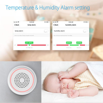 Smart Life Smart Human Body SENSORS Universal Wireless SIREN ALARM APP REMOTE ALARM Reminder Home Security Tuya app. สัญญาณเตือนระยะไกล