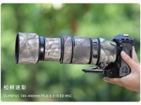 สำหรับ Olympus 100-400เสื้อกันหนาวลายทหารกันน้ำเคสป้องกันเลนส์ที่บังฝน M. ZUIKO DIGITAL ED 100-400มม. F5.0-6.3กระเป๋ากล้อง