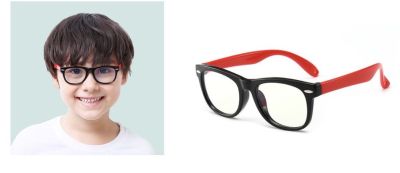 แว่นเด็ก แว่นตาเด็ก แว่นตากรองแสงสีฟ้าถนอมสายตาสำหรับเด็ก N.TRS5006 เด็กอายุ 3-15 ปี